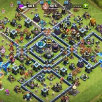 کلش clash تاون ۱۳ مکس لول ۱۵۷