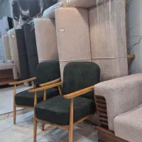 مبلمان پایه چوبی )+