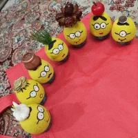 هفت سین سفالی تخم مرغی