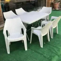 میز و صندلی پلاستیکی ناهارخوری گیسو۲۳۱ /تهران نواب