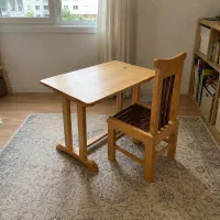 میز و صندلی تحریر تمام چوب کودک