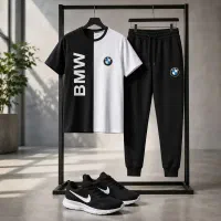 پکیج ست تیشرت شلوار bmw مردانه.پرداخت درب منزل