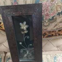 تابلو گل نقره