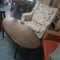 مبل تک و میز