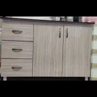 کابینت بدنه فلز درب ام دی اف در حد نو