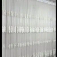 پرده پذیرایی تمیز جنس تور ترک عرض 4ونیم