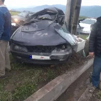 پژو پارس تصادفی