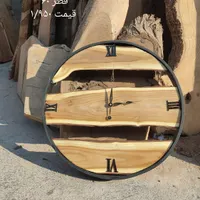 ساعت چوبی دیواری  روستیک تنه درختی|ساعت دیواری و تزئینی|تهران, شهرک دانشگاه تهران|دیوار