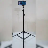 سه پایه بلند موبایل وزن سنگین (به همراه گیره گوشی)