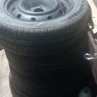 چهار حلقه لاستیک با رینگ سمند