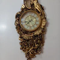 ساعت دیواری رنگ ثابت نقش برجسته