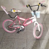 دوچرخه دخترانه صورتی سایز ۱۲