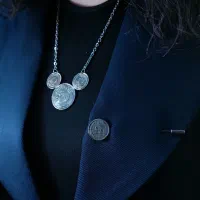 ست زیورآلات دستساز از سکه قدیمی