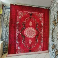 فرش ۱۲متری سپیدار قرمز و سبک قرمز سنتی