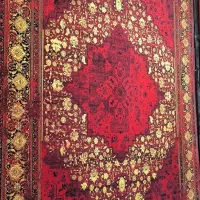 فرش طرح بلوچ قرمز سبز در طرحهای مختلف