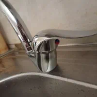 شیر سینک کاملا سالم بدون شیلنگ