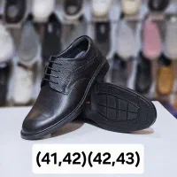 حراج کفش تک سایز چرم طبیعی مردانه