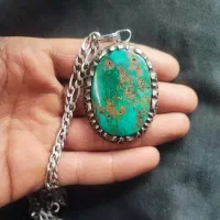 گردنبند فیروزه یشمی