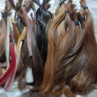 مو های رنگ شده طبیعی
