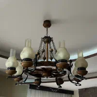 لوستر چوبی