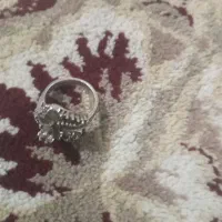 ی انگشتر نقره