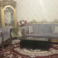 مبل راحتی ۹ نفره به همراه جلو مبلی عسلی