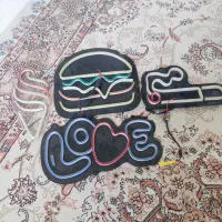 نئون تبلیغاتی مناسب فست فود کافه
