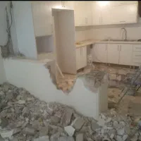 تخریب  کاری  و ایزوگام حتی ۱ متر سیمان کاری