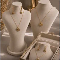 گوشواره پلاک وصال ( اجرت ۲ درصد) زرگری عظیم زاده