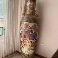 گلدان تزئینی بزرگ و نفیس طرح چینی
