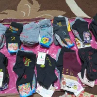 جوراب بچه گانه سه تاش صد 12تا سه تا هست