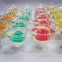 سالاد و ژله تک نفره