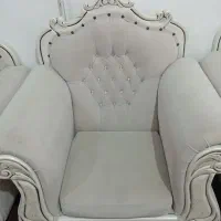 مبل خانگی دسته دوم با سه تا میز