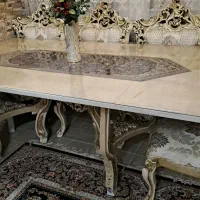 میز نهارخوری ۸ نفره چوب راش
