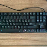 کیبورد باسیم بیاند ار جی بی مدل BK 7100 RGB