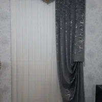 پرده پزیرایی و اتاق خواب