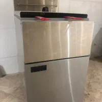 سرخ کن ظرف ،پیتزا،طبقه یخچال میز بن ماری استیل