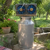 دیگ ۲۲۰ لیتری کندانسور دو فن