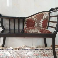 میز تلفن چوب گردو