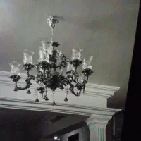 لوستر برنجی 5 شاخه در حد نو