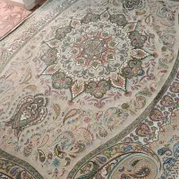 دو عددروفرشی ۹متری کرم رنگ اکلیلی