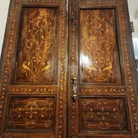 درب قاجاری چوب گردو عتیقه|کلکسیون اشیاء عتیقه|تهران, شیرازی|دیوار