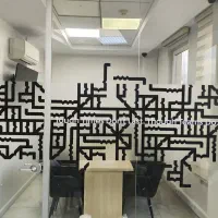 نصاب استیکر وینیل شیشه مات کن مش شبرنگ