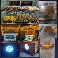 گاری کبابی یخچال دار