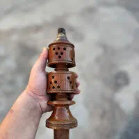 قلیان زنبوری و سروته چوب قدیمی