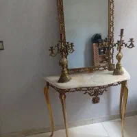 آینه شمعدان برنج