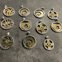 آویز نقره بولگاری آبکاری طلا