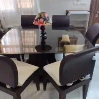 سرویس میز نهار خوری 8 نفره  مناسب کافه  و رستوران