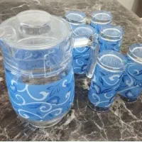 پارچ و لیوان لومینارک بوتیک آبی