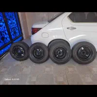 چهار حلقه لاستیک با رینگ آلمینیومی